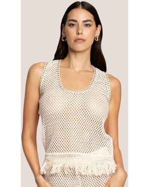 4giveness Canotta Sleeveless Natural Mesh