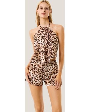 4giveness Top Leopard Basic - Multicolore