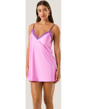 4giveness Short Dress Sensual Color Lingerie - Pink