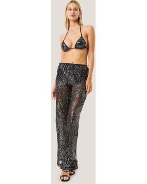 4giveness Pantalone Paillettes Luxury - Natural