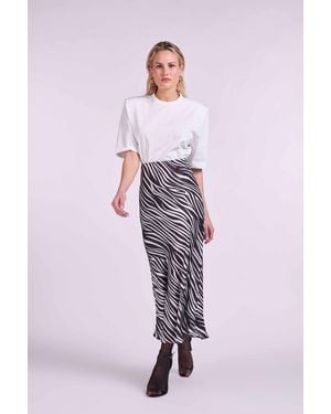 4giveness Long Skirt Fantasy Zebra - Pink