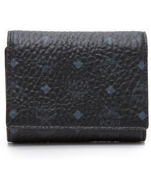 MCM Small Trifold Wallet - Black
