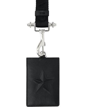 Givenchy Star Id Holder Lanyard - Black