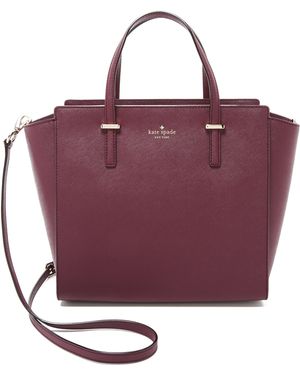 Kate Spade Cedar Street Hayden Satchel - Mulled Wine - Purple