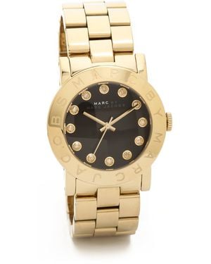 Marc By Marc Jacobs Amy Watch Goldblack - Metallic