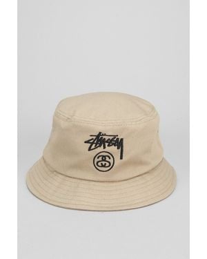 Stussy Stock Lock Bucket Hat - Natural