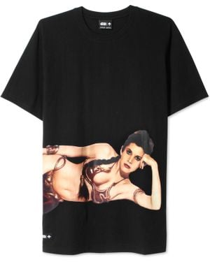 LRG Men's Jabba Got It Right Princess Leia T-shirt - Black