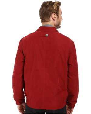 Rainforest Microseta Golf Jacket - Red