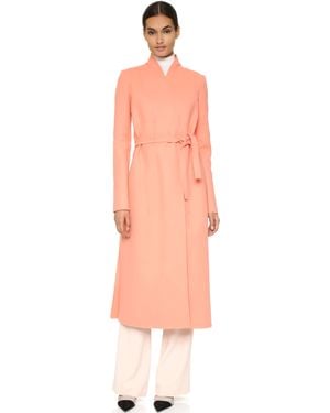 Narciso Rodriguez Double Face Wool Coat - Rose - Pink