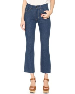Siwy Emmylou Crop Flare Jeans - Blue