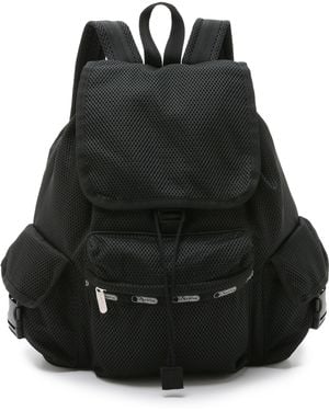 LeSportsac Voyager Backpack - Black Mesh