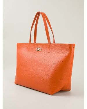 Ferragamo Small Tote Bag - Orange