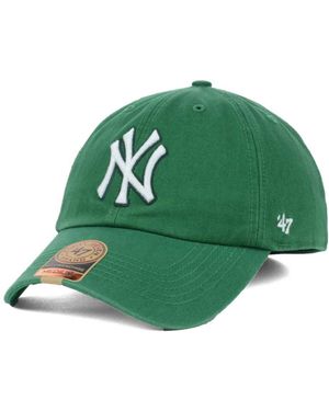 '47 New York Yankees Mlb Kelly 47 Franchise Cap - Green