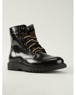 Marc Jacobs Lace-Up Ankle Boots - Black