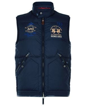 La Martina Buenos Aires Down Gilet - Blue