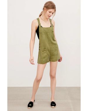 BDG Nicki Overall Romper - Green