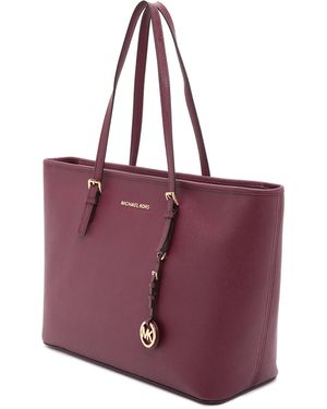 MICHAEL Michael Kors Jet Set Multifunctional Tote - Merlot - Purple