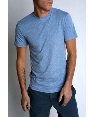 BDG Slim-Fit Triblend Crew Neck Tee - Blue
