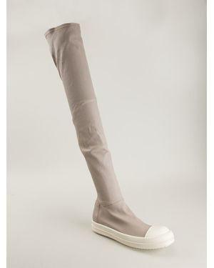 Rick Owens Ramones Thigh High Boots - Gray