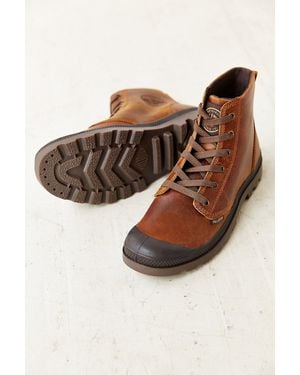 Palladium Pampa High-Top Leather Boot - Brown