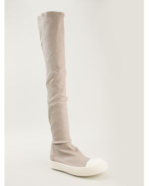 Rick Owens 'Ramones' Thigh High Boots - Gray