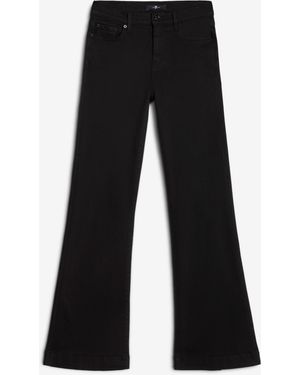 7 For All Mankind Tailorless Dojo In Slim Illusion - Black