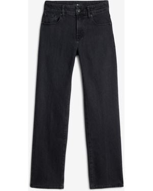 7 For All Mankind Calie Straight Mankind Thunder Storm - Blue