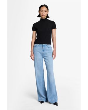 7 For All Mankind Modern Dojo Tailorless Denim Lustre Trendsetter - Blue