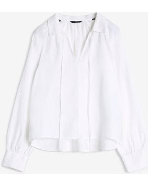7 For All Mankind Long Sleeve Shirt Shirts Optical White