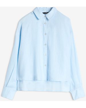 7 For All Mankind Long Sleeve Shirt Shirts Cielo - Blue