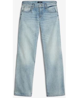 7 For All Mankind Low Straight Mankind Tokyo - Blue