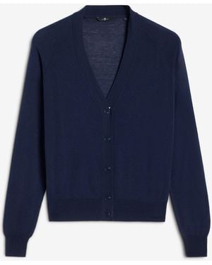 7 For All Mankind Jumpers Silk Cotton Navy - Blue