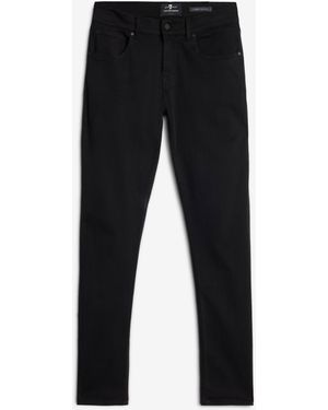 7 For All Mankind Slimmy Tapered Luxe Performance Plus Black