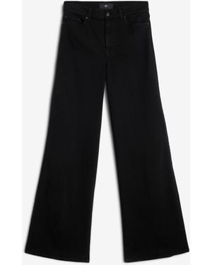 7 For All Mankind Lotta Slim Illusion Soho Night - Black