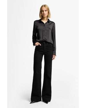 7 For All Mankind Modern Dojo Slim Illusion Soho Night - Black