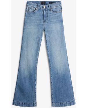 7 For All Mankind Dojo Tailorless Slim Illusion Pine - Blue