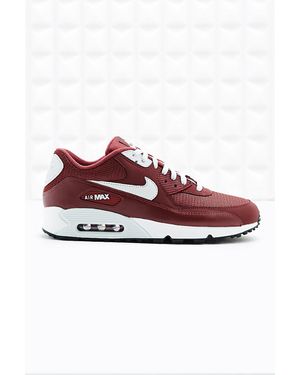 Nike Air Max 90 Og Leather Trainers in Burgundy - Brown