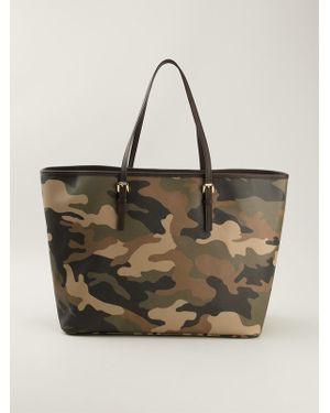 MICHAEL Michael Kors Camouflage 'Jet Set' Tote - Green