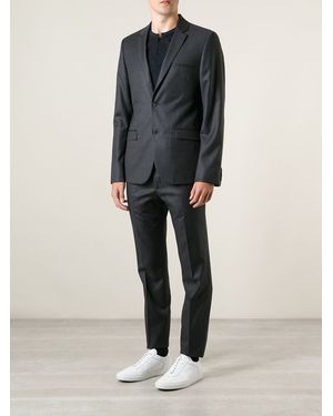 Calvin Klein Pinstripe Suit - Gray