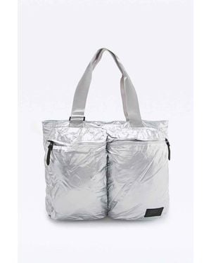 Nike Metallic London Tote Bag In Silver