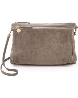 Clare V. Gosee Cross Body Bag Acacia Gray Milano