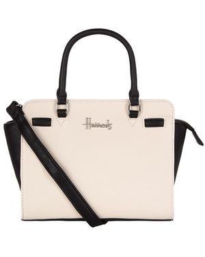 Harrods Novello Mini Two-tone Crossbody Bag - White