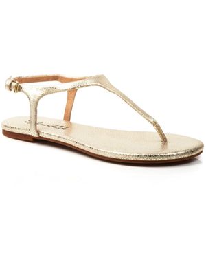 Splendid Flat Thong Sandals - Mason - Metallic