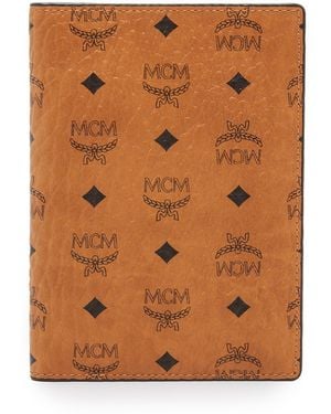 MCM Passport Holder - Brown