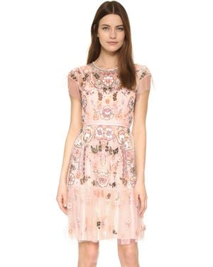 Needle & Thread Floral Tiered Dress - Multicolor