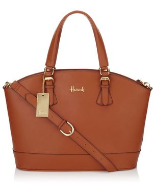 Harrods Wyndham Shoulder Bag - Brown