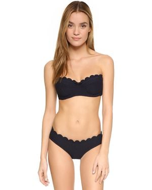 Kate Spade Marina Piccola Polka Dot Bikini Top - Blue