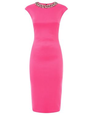 Ted Baker Elenna Embellished Midi Dress - Pink
