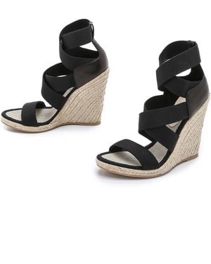 Club Monaco Harper Wedges - Black