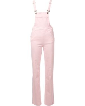 Wildfox Denim Overalls - Pink